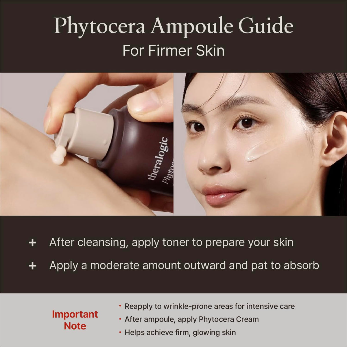 Theralogic Phytocera Pro Antioxidant 10X Ampoule - Ceramide Lifting Elasticity Age-Defying Face Serum with Collagen, Hyaluronic Acid, NMF - Vegan and Dermatologically Tested, 1.69 fl.oz.