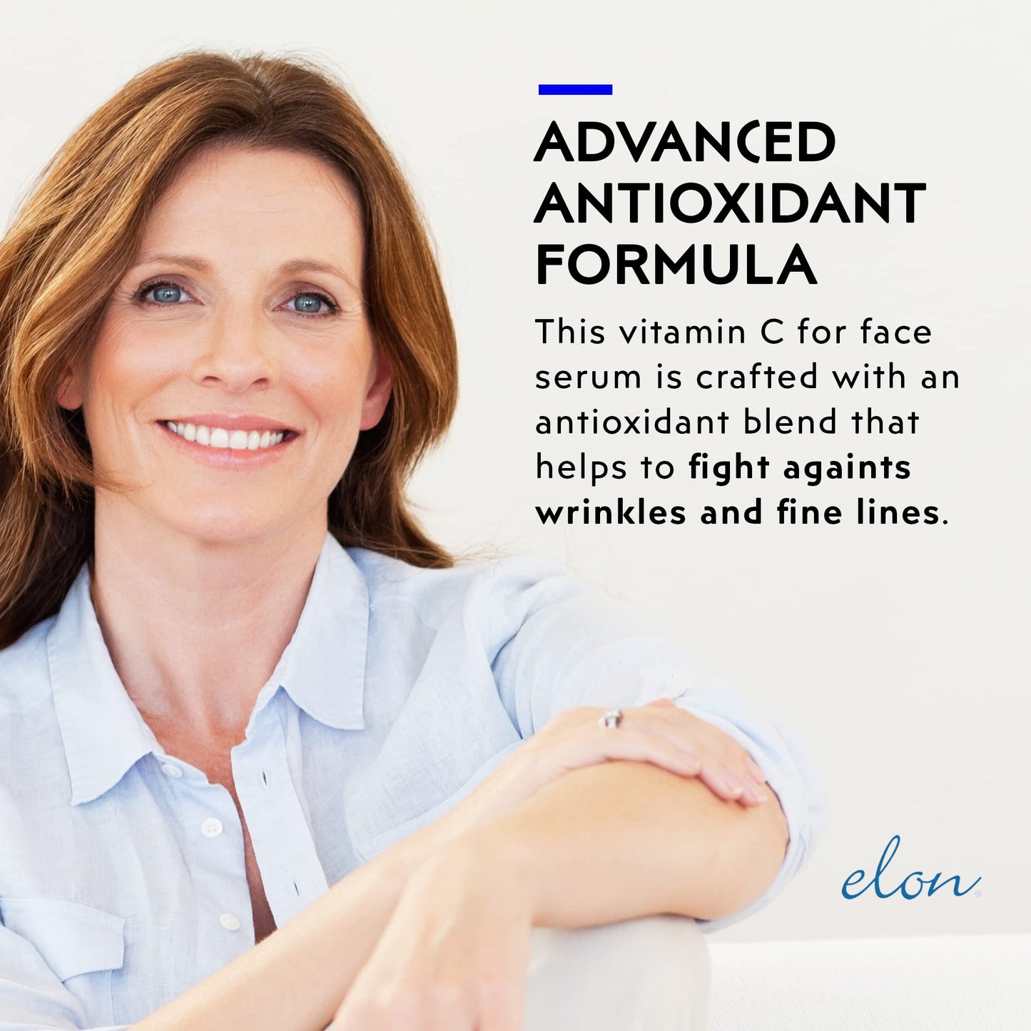 Elon Vitamin C Facial Serum | Lightweight Antioxidant Care for Dull Uneven Skin | Daily Hydrating Formula for Healthy Complexion