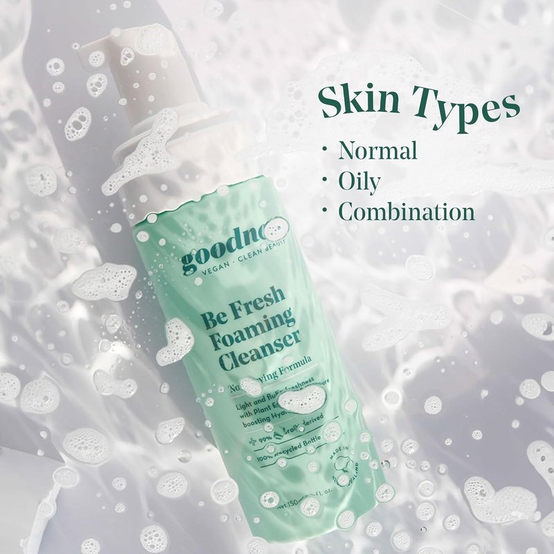 Foaming Cleanser - Hydrating Face Wash with Hyaluronic Acid & Avocado Oil | Gentle for Oily & Combo Skin - 5 fl oz