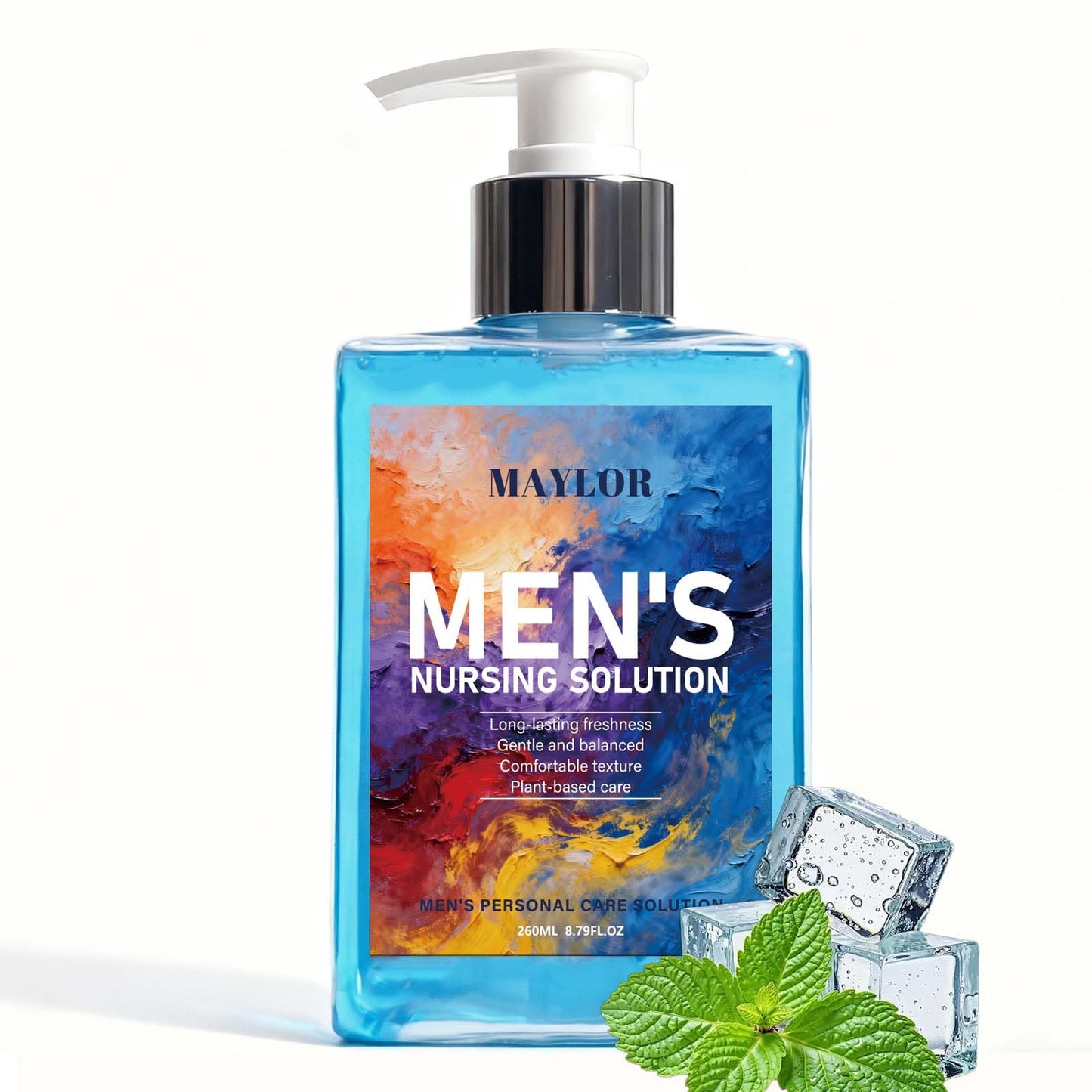 MAYLOR Men’s Intimate Wash, pH Balanced Plant-Based Formula for Sensitive Skin, Gentle Hydrating Cleanser with Long-Lasting Freshness, Daily Body Wash (1)