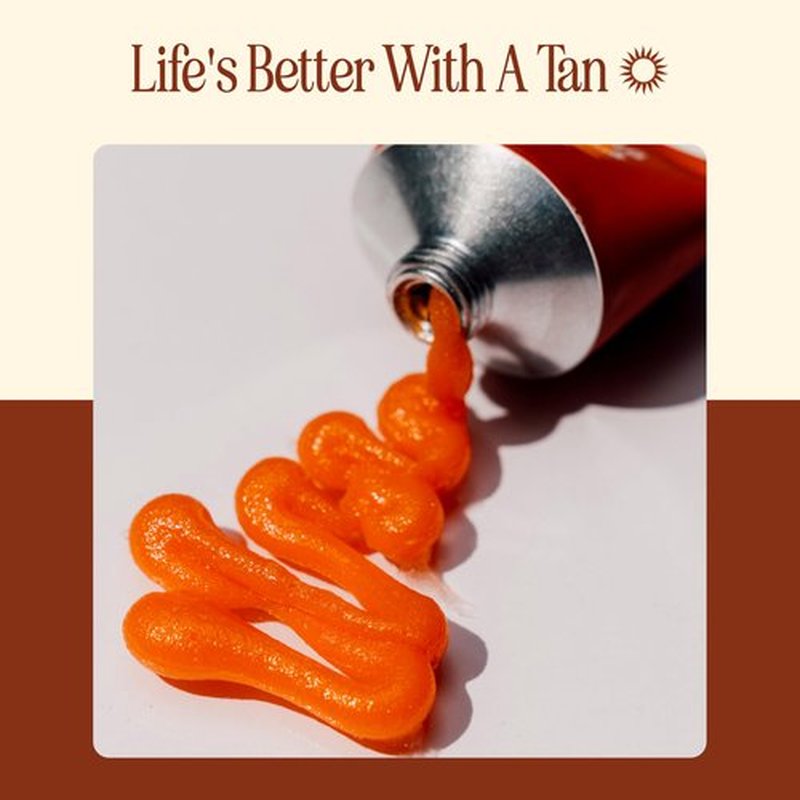 Tanning Club - Tan De Soleil Orange Sun Tanning Lotion - Tanning Gel with SPF 6 Sunscreen for Sun Exposure - Gentle Botanical Tanning Sunscreen for Sun-Kissed Glow - 100 ml