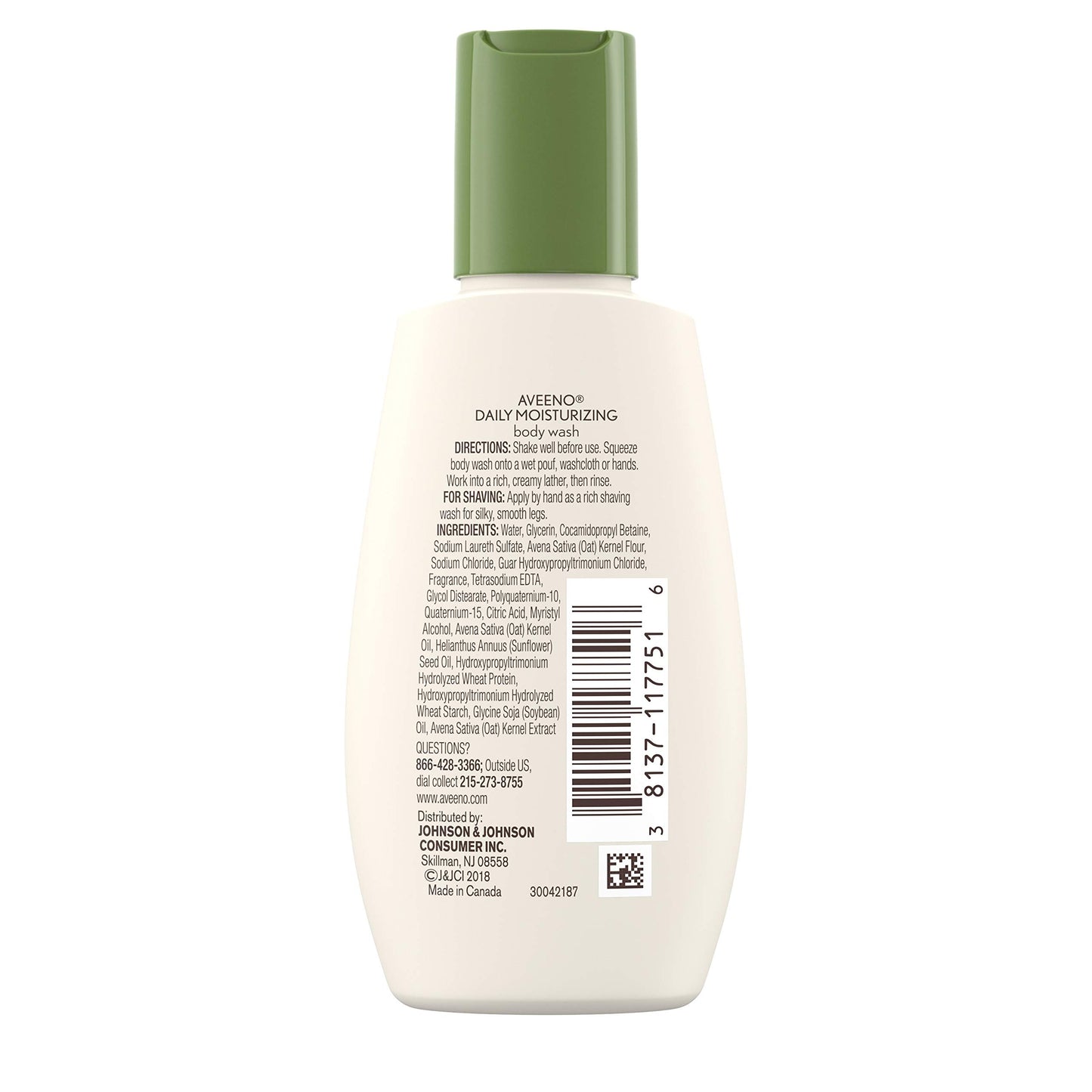 Aveeno Daily Moisturizing Body Wash, 2 Ounce (Pack of 2)