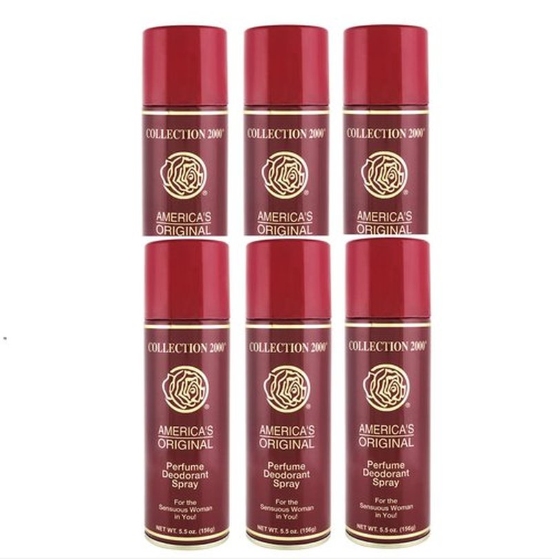 Collection 2000 Spray Deodorant for Women (6 Pack)