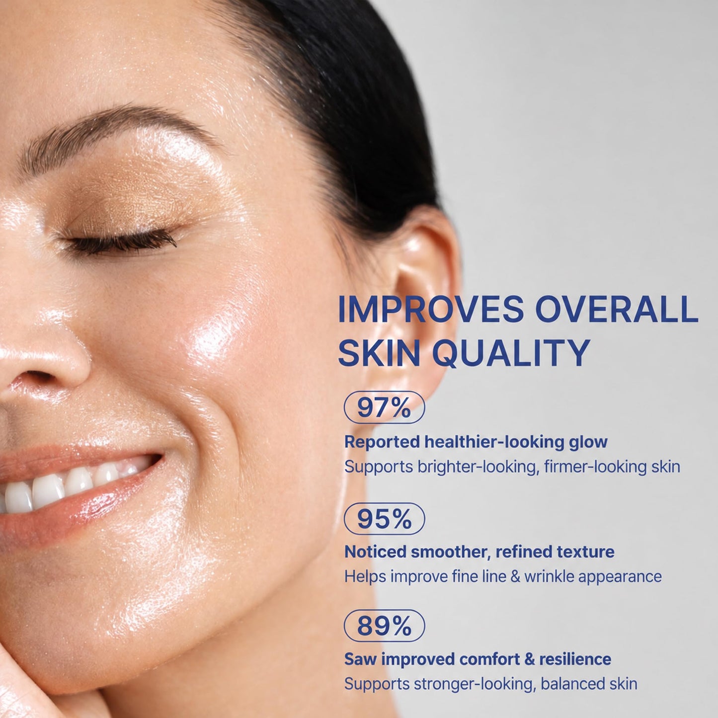 Lanmeri Advanced Total Package Serum: GHK-Cu Copper Peptide & Matrixyl® 3000 Multi Peptide Complex – Glow, Fine Line & Wrinkle Support – Firming, Anti-Aging Face Serum for Mature Skin
