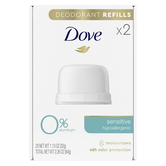 Dove Deodorant 2.6 Ounce Invisible Solid Sensitive Skin (76ml) (6 Pack)