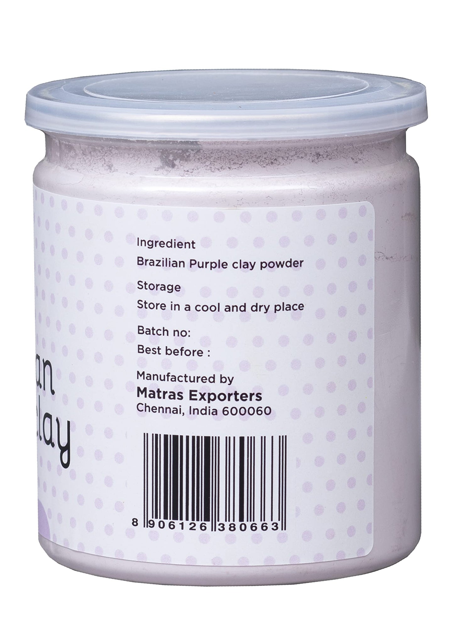 Brazilian Purple clay 8oz | Soap Making Clay | Natural Purple Clay Powder for Soap Making | by Yogi's Gift ®