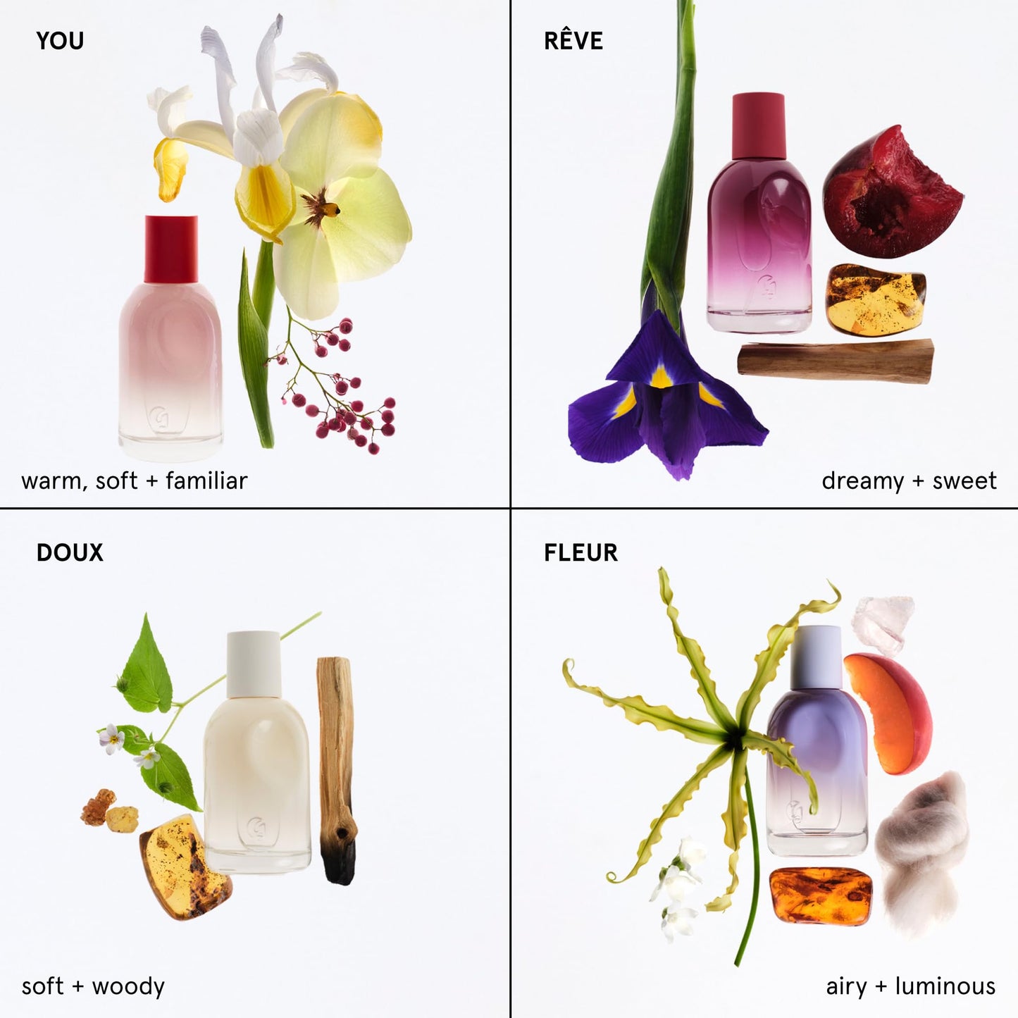 Glossier You Rêve Eau de Parfum - Unisex Fragrance for Men & Women, Skin-Scent Enhancer Smells Different on Everyone - Warm & Sweet Gourmand Perfume Buttercream, Plum Butter & Ambrox Base Notes, 8ml