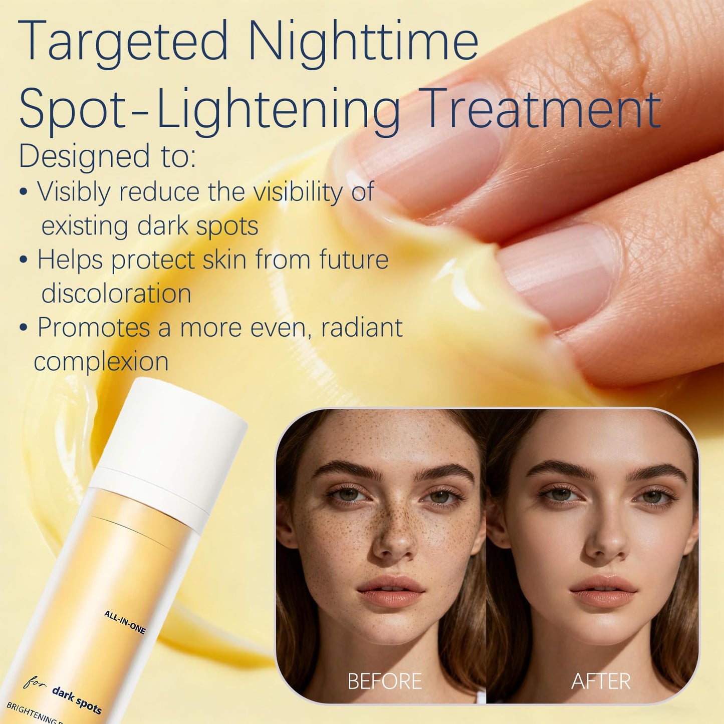 Face & Body Dark Spot Remedy Serum - Natural Solution to Fade Acne Scars, Age Spots, Sun Spots and Hyperpigmentation for Clear, Glowing Skin (01)