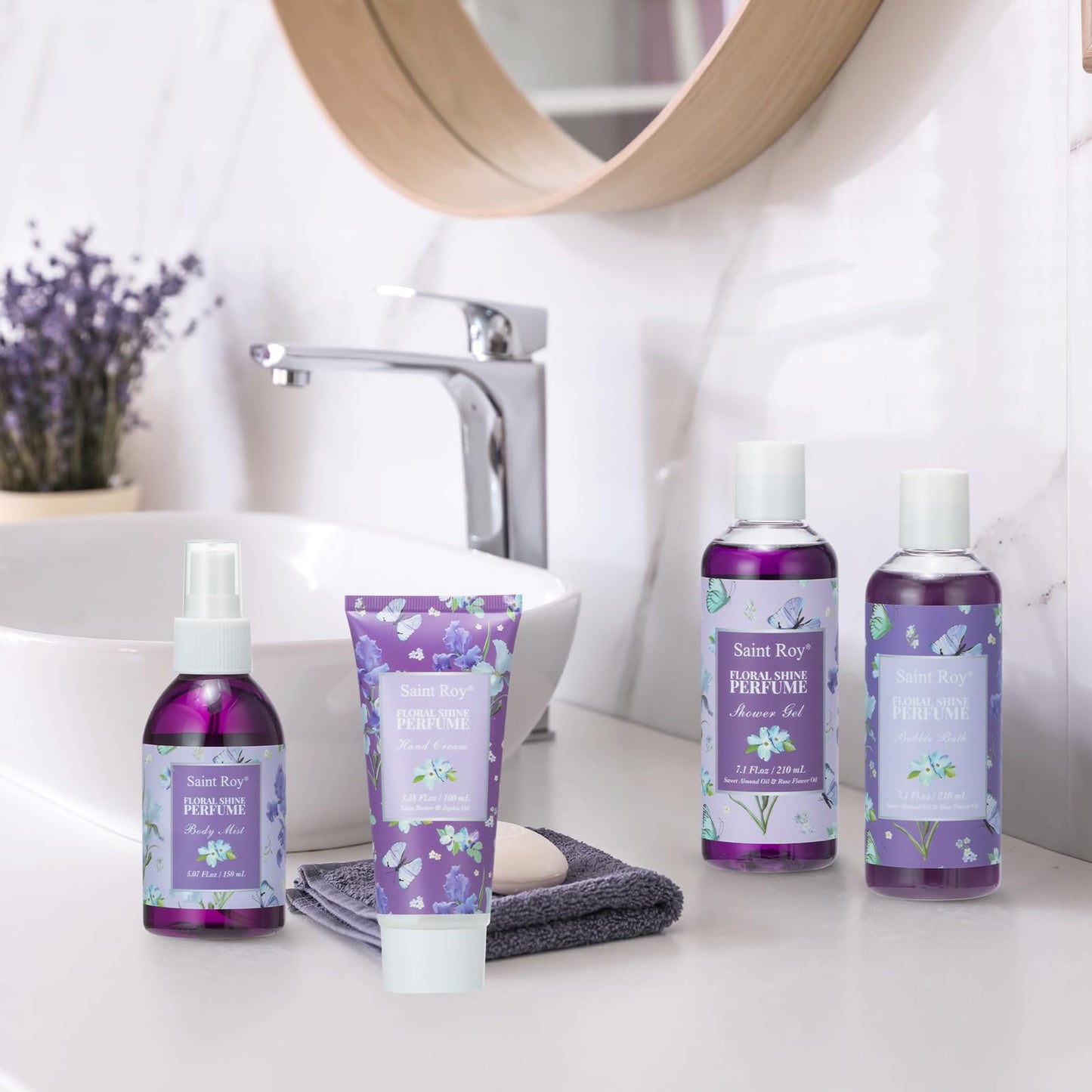 Spa Gift Basket Gifts for Mom, Bath Gift Set for Women Birthday Bath Spa