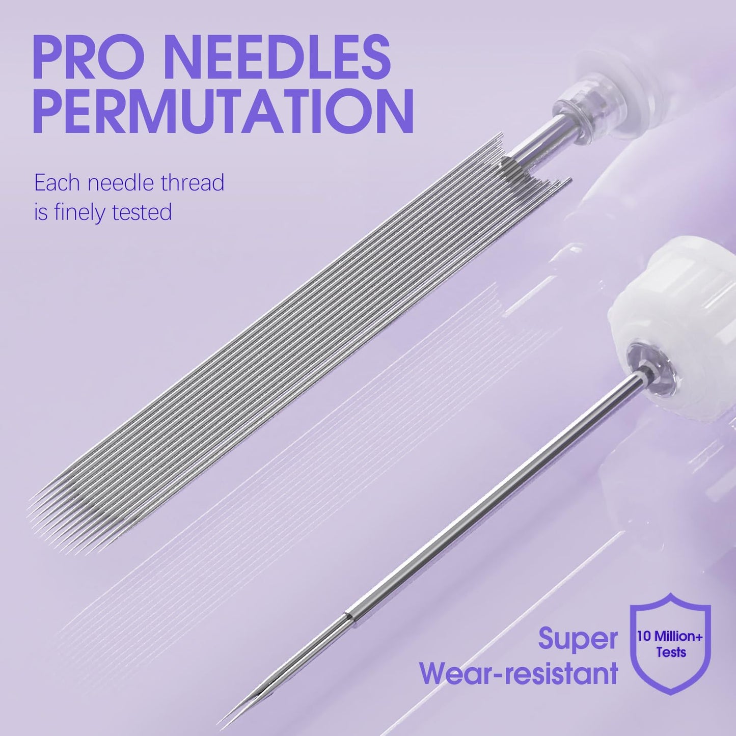 Mast Tattoo Pro2 Needles Cartridges #12 Curved Mugnum 50 Count Mixed Round Magnum Sizes 5RM, 7RM, 9RM, 11RM, 13RM Pro Needle Pins Membrane Disposable
