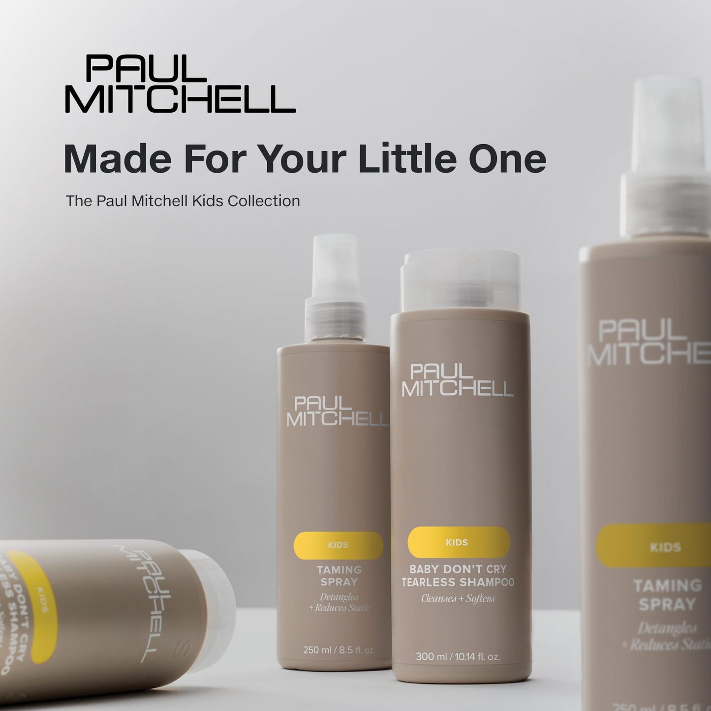 Paul Mitchell Baby Don’t Cry Shampoo, Kids Wash, Tear Free, For All Hair Types , 10.14 Fl Oz (Pack of 1)