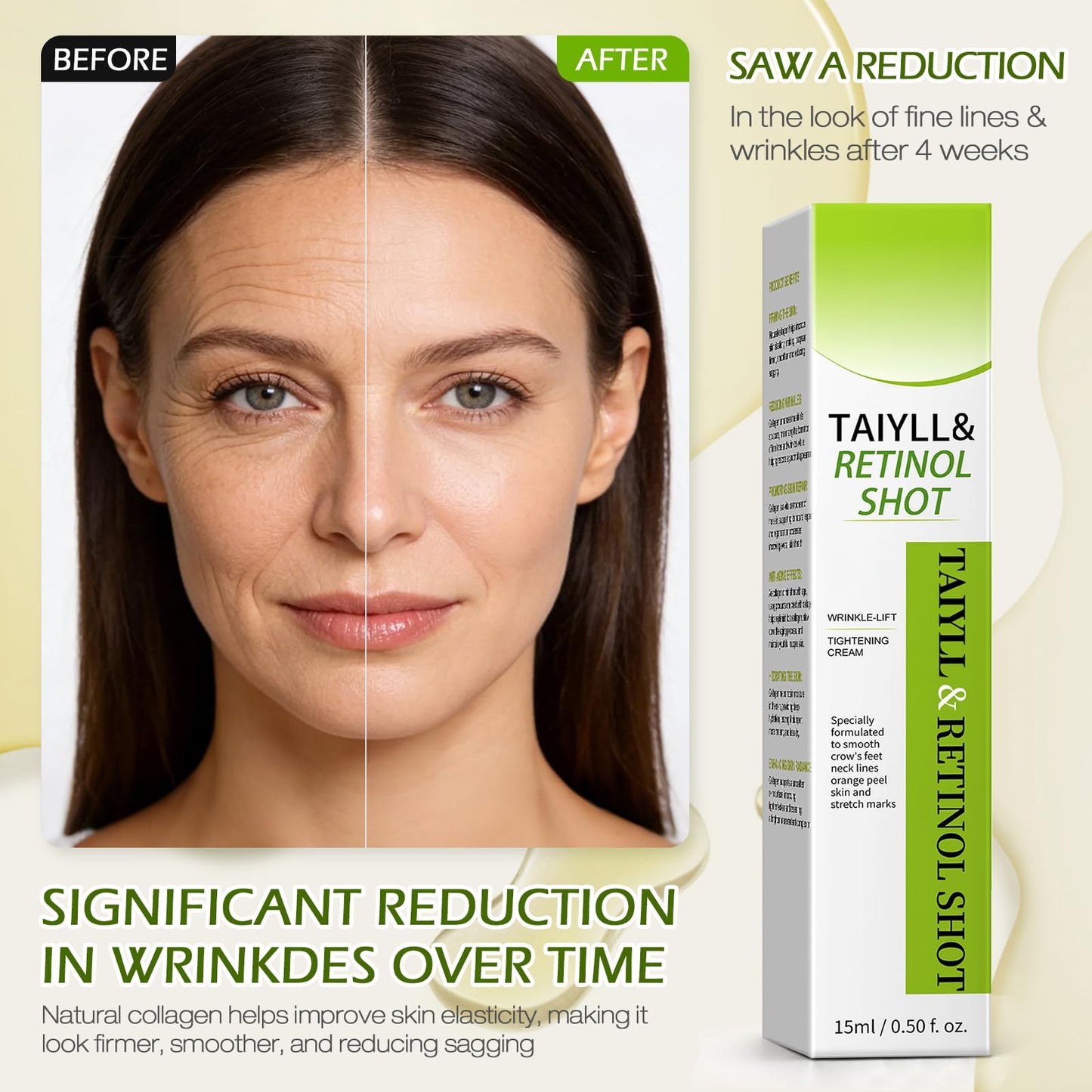 Botoxmix &Vita-A Retinol Shot Cream,Retinal Shot Tightening Booster, Retinol Anti-Wrinkle Cream, Anti-Aging, Reduces Fine Lines, Wrinkles & Crow’s Feet, Pore Minimizer, Firmer Skin