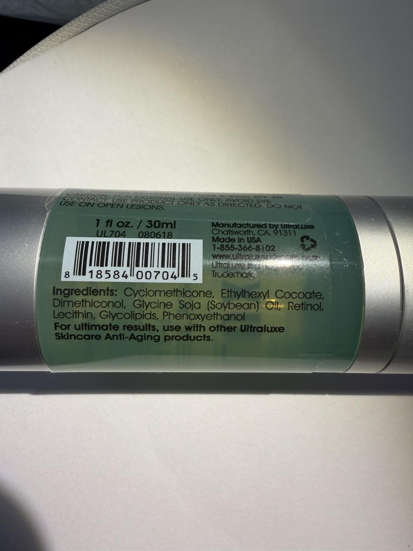 UltraLuxe Retinol Renewal Serum 30mL