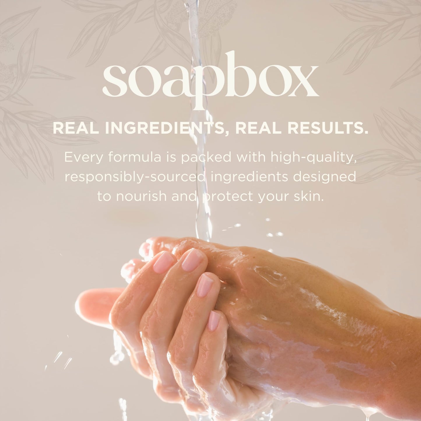 Soapbox Liquid Hand Soap Refill, Meyer Lemon & Tea Leaves, Gentle & Moisturizing Hand Wash for Kitchen and Bathroom, Vegan & Cruelty Free, 64oz Half Gallon Refill (Pack of 1)