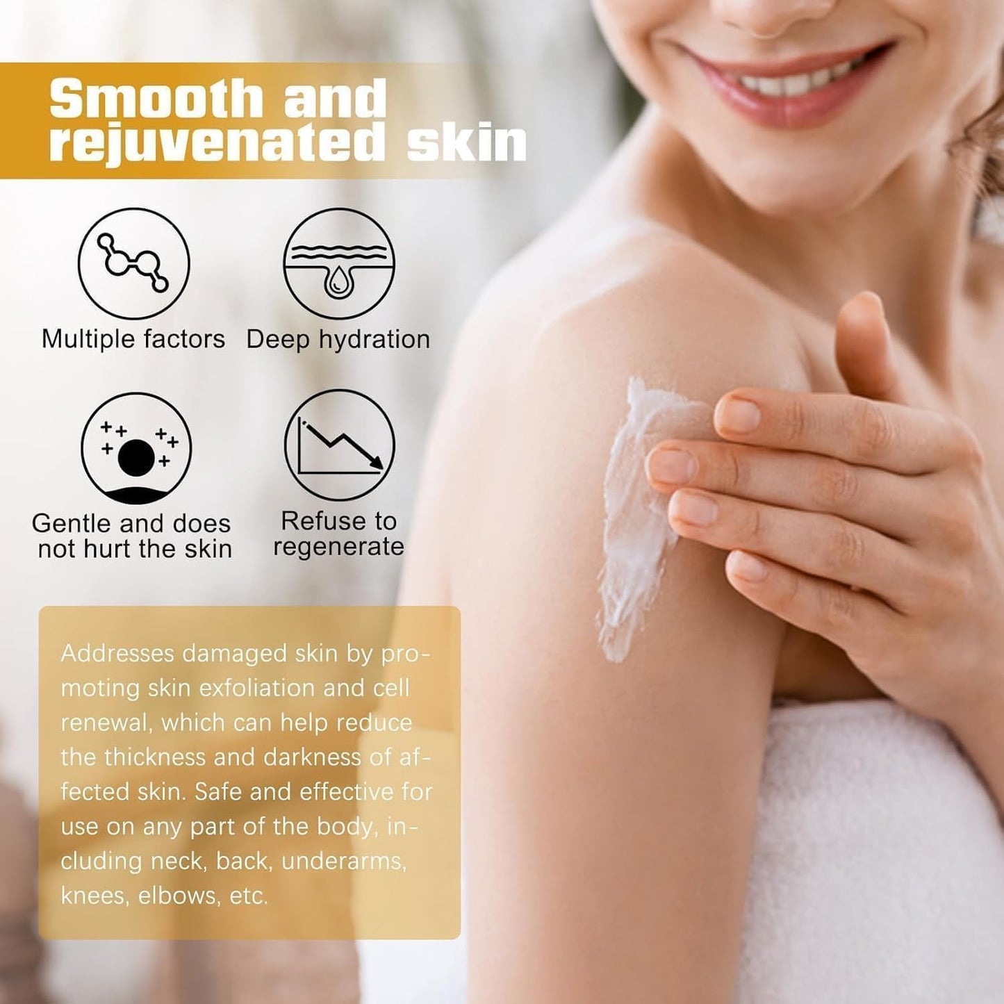 Body VVhitening Cream for Intimate Areas and Bikini Area, Quick Results Vitamin C Skin Care Cream for Underarm, Neck, Armpit, Elbow, Knees, Private Area and Inner Thigh, 1.0 FL.Oz