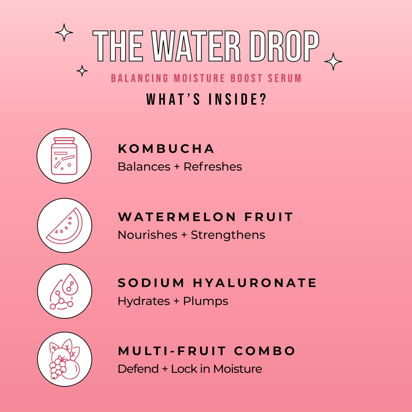 Avatara Kombucha The Water Drop Hydrating Serum - Ultra-Light Milky Serum with Kombucha, Coconut Water, Hyaluronic Acid, and Marshmallow Root - Hydrating Face Serum for Tween, Teen and All Skin Types