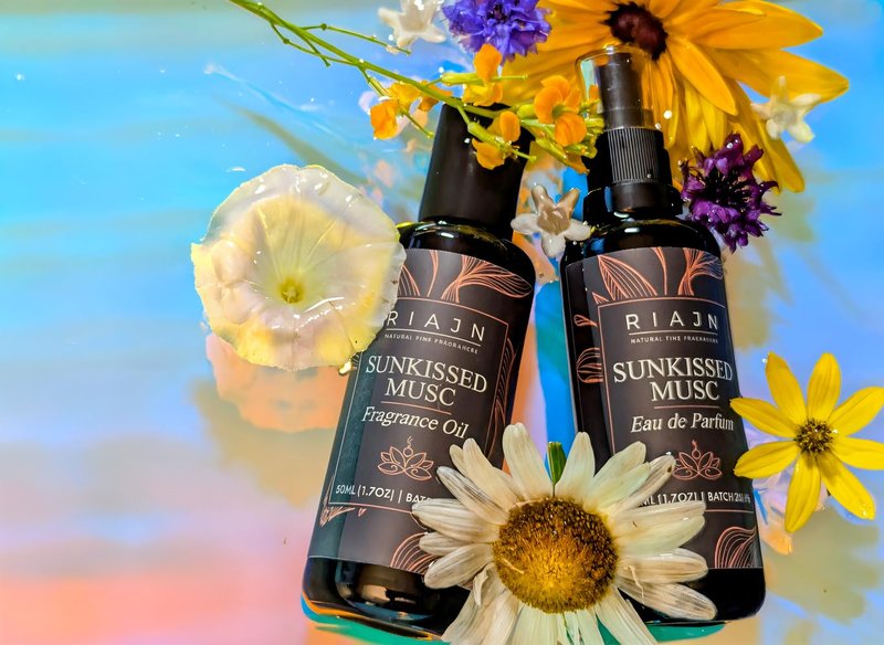 Sunkissed Musc Fragrance Oil - Long-Lasting Roll-On Perfume | Unisex Tropical Summer Scent | Alcohol-Free & Non-Irritating