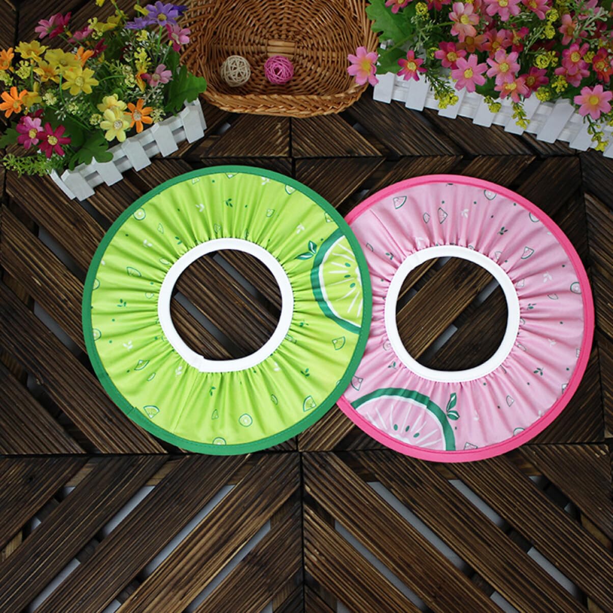 Healifty Shampoo Ear Hippo Visor Bath Adjustable Shower Cap Bathing Shape Eva for Soft Shampoo Hat Shampoo