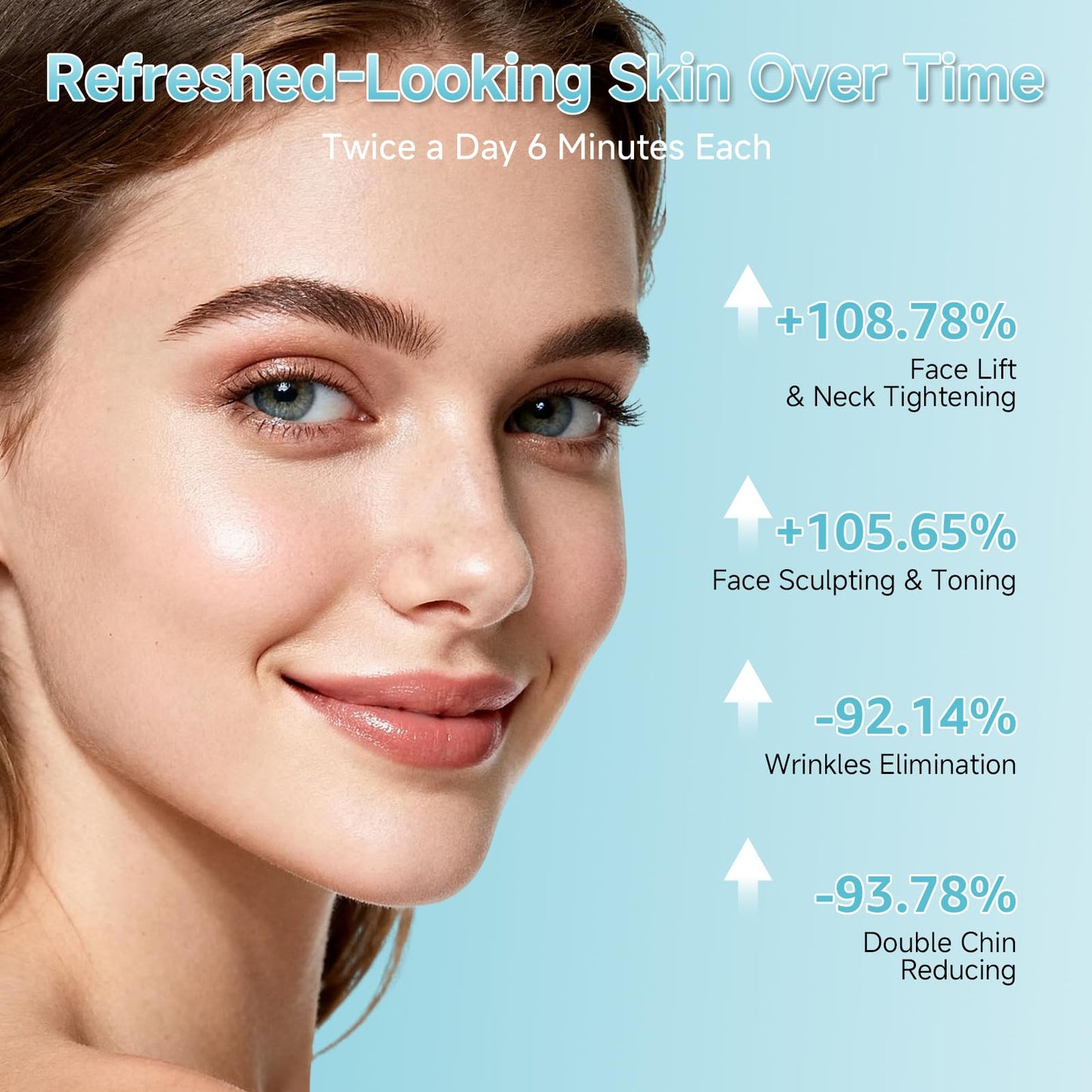 Depuffing Wand for Face & Eyes – 2-in-1 Cold and Heat Facial Therapy with Adjustable Temp; Beauty Wand, Face Roller and Eye Massage Tool to Reduce Puffiness, Dark Circles & Revive Skin Radiance