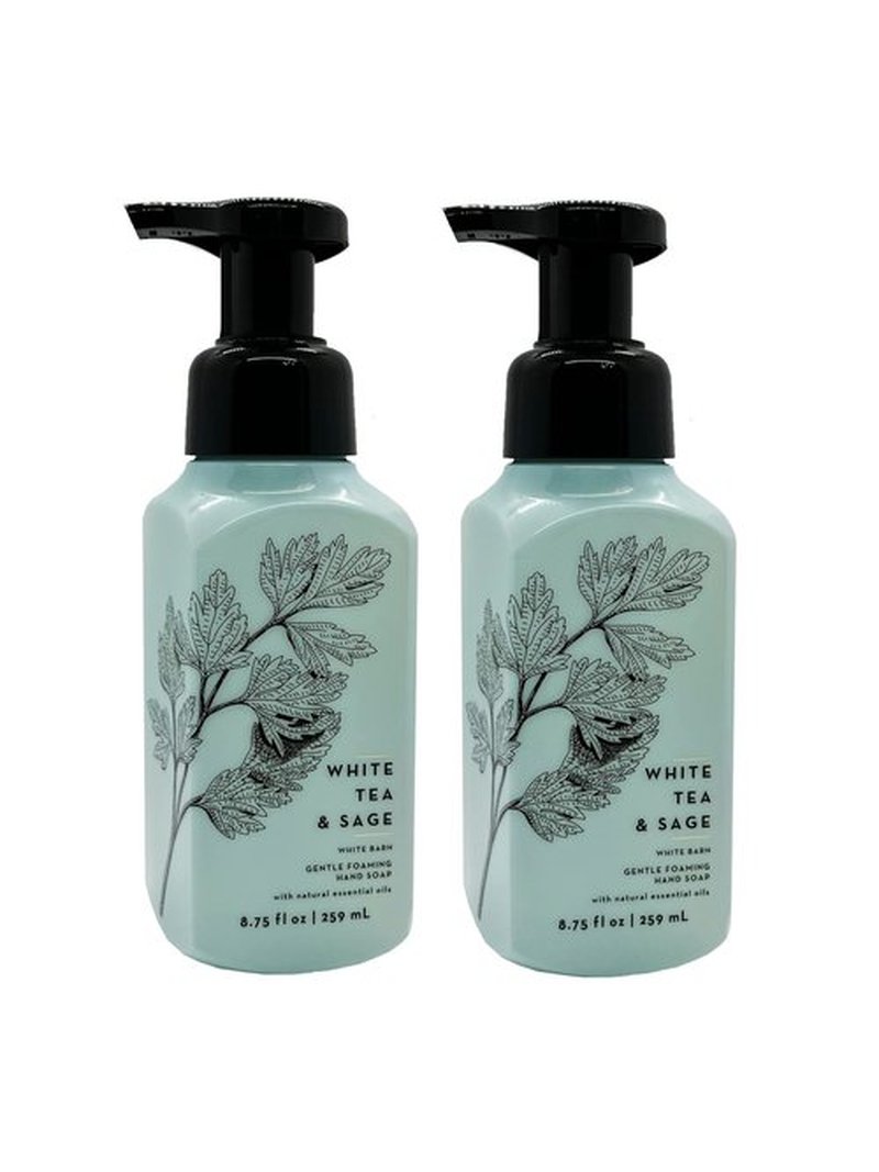 White Barn Gentle Foaming Hand Soap in White Tea & Sage (2 Pack)