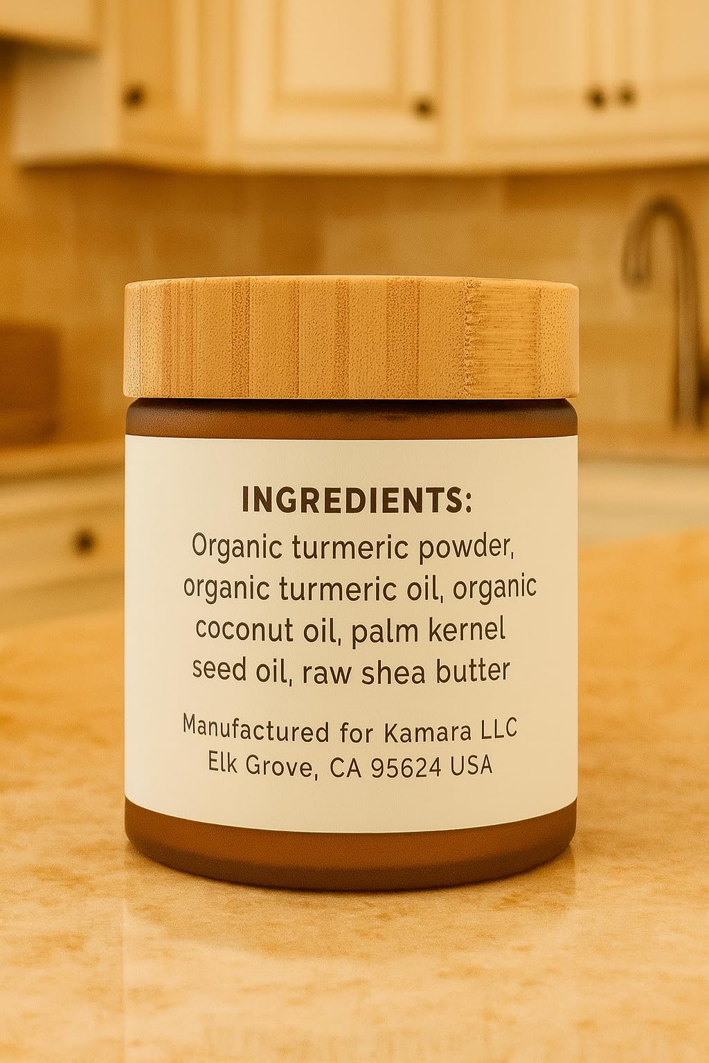 PureBalm™ Natural Body Butter with Turmeric - Deep moisture for Dry Skin - Shea Butter, Coconut Oil & Palm Kernel Seed Oil - 8oz
