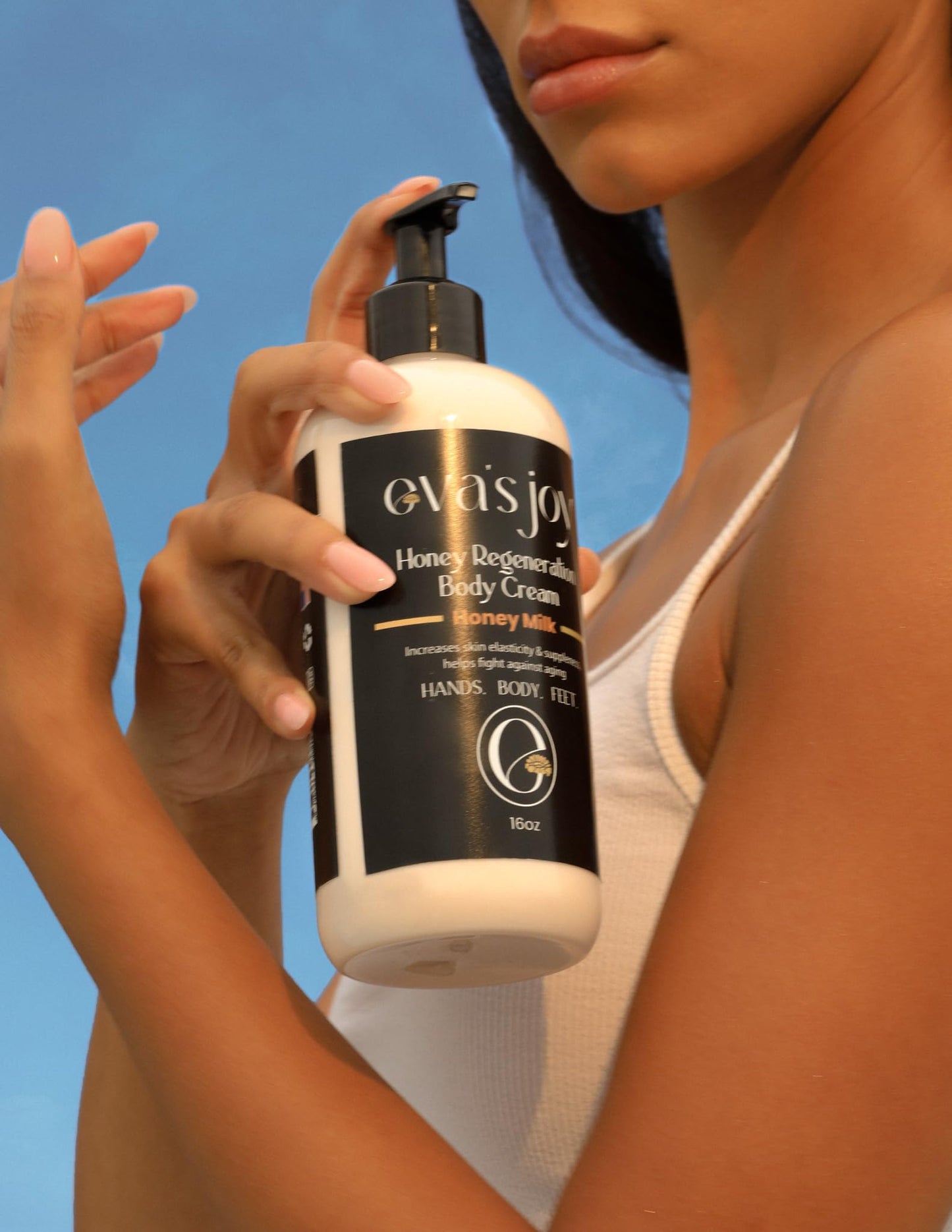 Eva's Joy Honey Milk Regeneration Body Cream, 16 oz