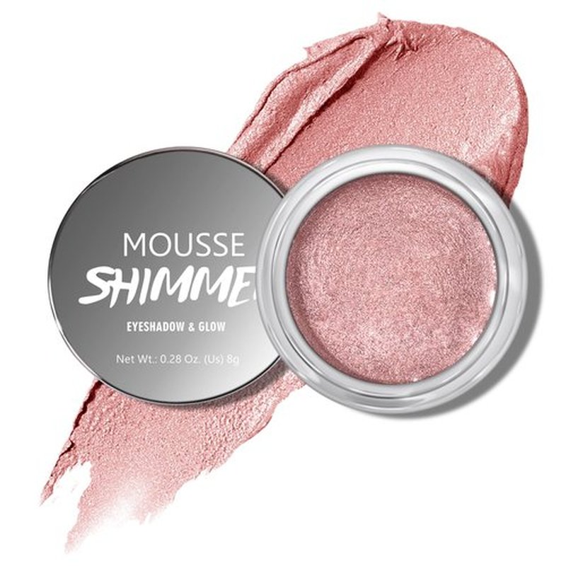 KYDA Shimmer Cream Eyeshadow, Smooth Ice Cream-like Texture, Lasting High Pigmented Creamy Formula, Blendable Shimmer Finish, Face & Eyes Highlighter, Multiuse Shimmer Cream, #04