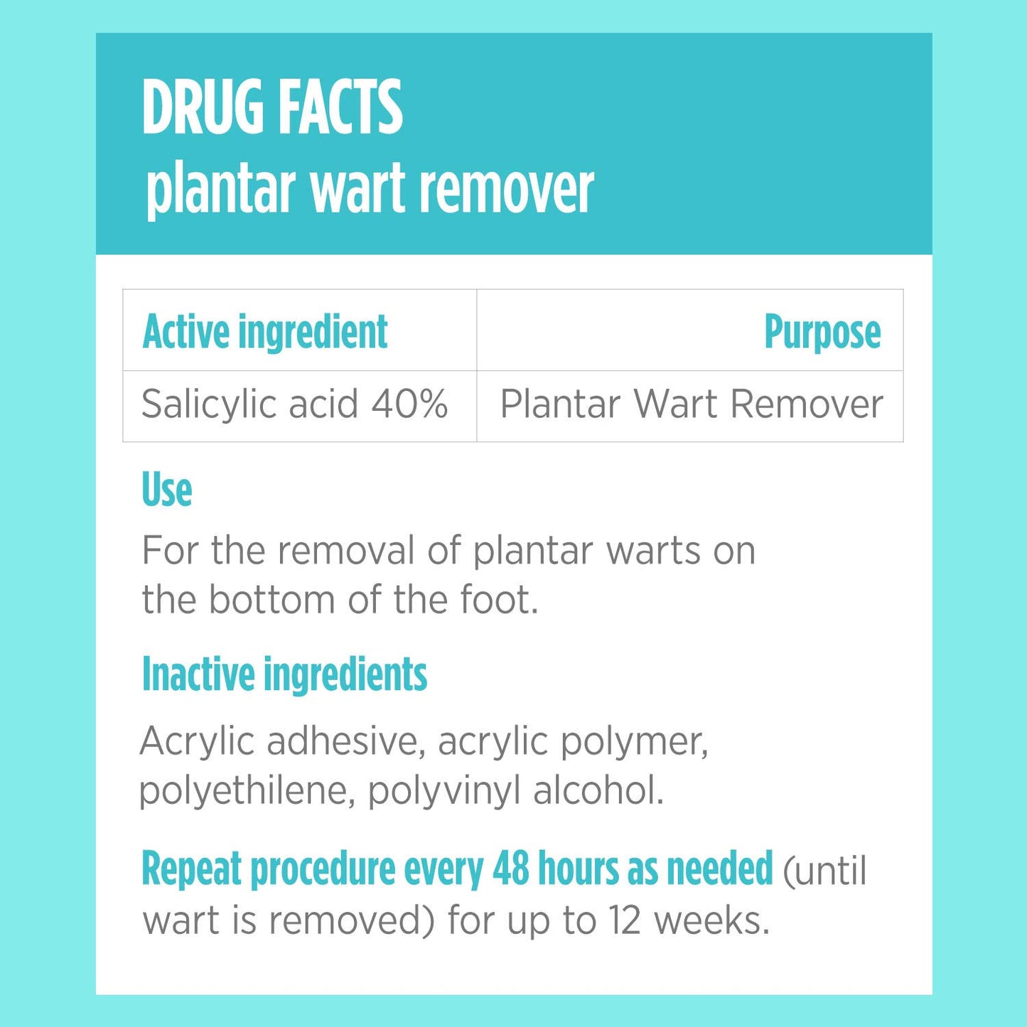 Comfort Zone Plantar Wart Removal Kit, Maximum Strength Salicylic Acid Plantar Wart Remover for Feet with Medicated Patches & Concealing Pads, 24 Count