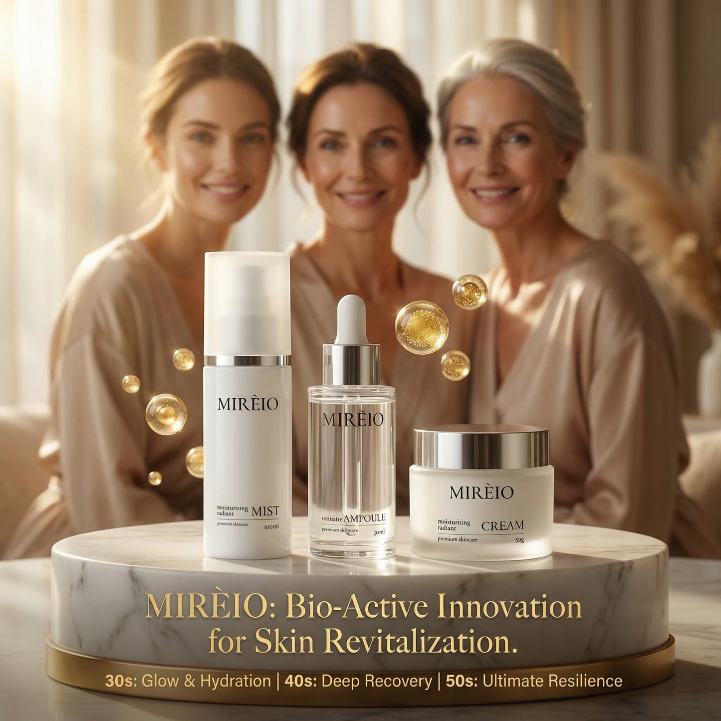 MIRÈIO Lactobacillus Hydrating Facial Mist 100ml / 3.38 fl oz Korean Face Spray for Dry Skin, Fine Micro Mist, Barrier Support