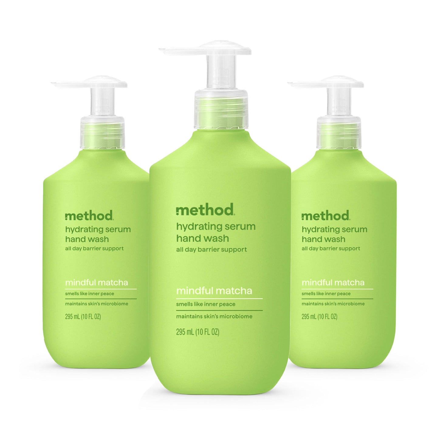 Method Hand Wash, Hydrating Serum, Mindful Matcha, 10 oz (Pack of 3)