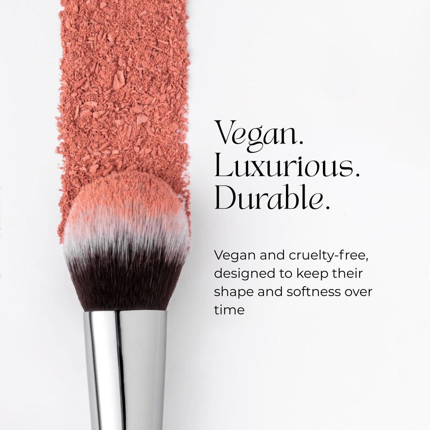 BEAUTICAL Professional Makeup Brush Set – 9 Piece Vegan Brushes with Carry Pouch | Soft Dense Bristles for Liquid, Cream & Powder | Lightweight Aluminum Handles Makeup Brushes For Daily Makeup Routine