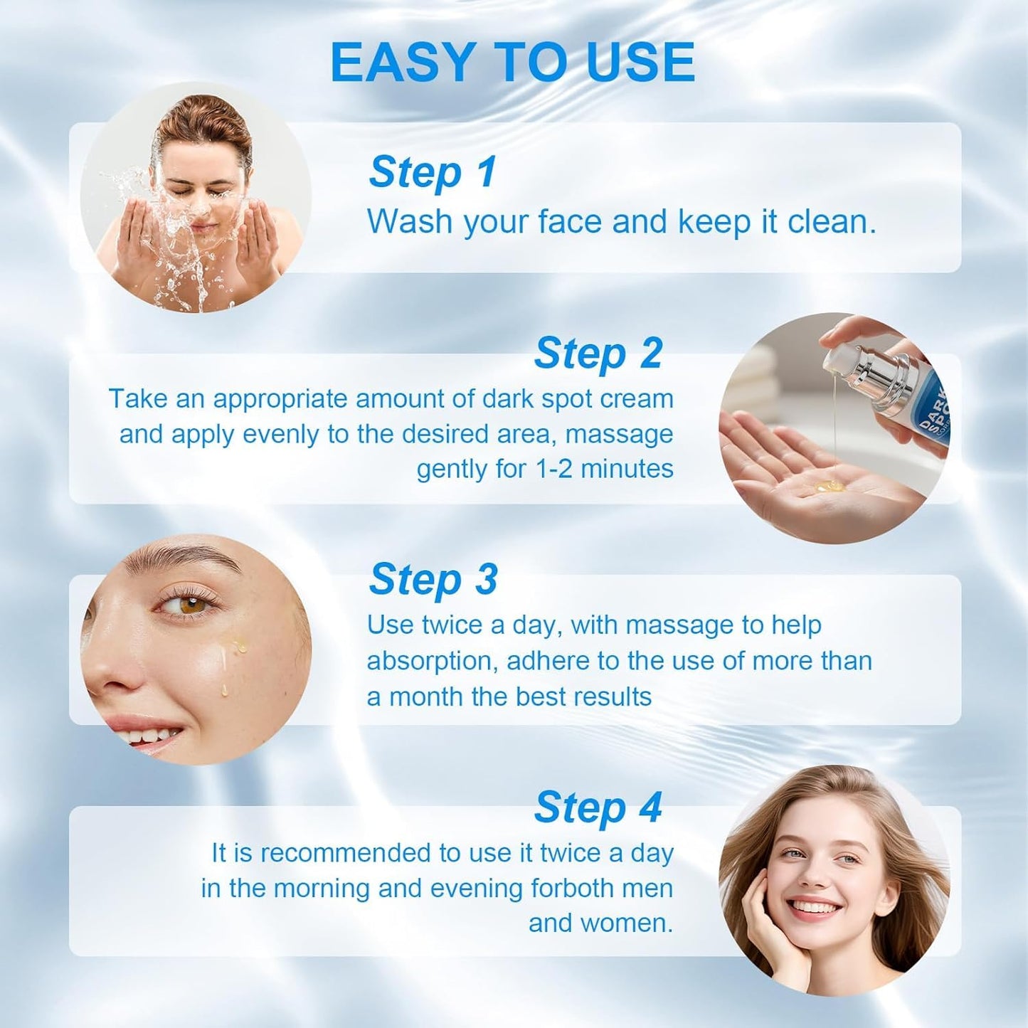 Dark Spot Remover for Face, Dark Spot Corrector, Dark Spot Serum for Sun Spots, Age Spots, Brown Spots,Acne Scars,Melasma Brown Spot -Advanced Formula with Niacinamide Vitamin C (1 Fl Oz (Pack of 1)
