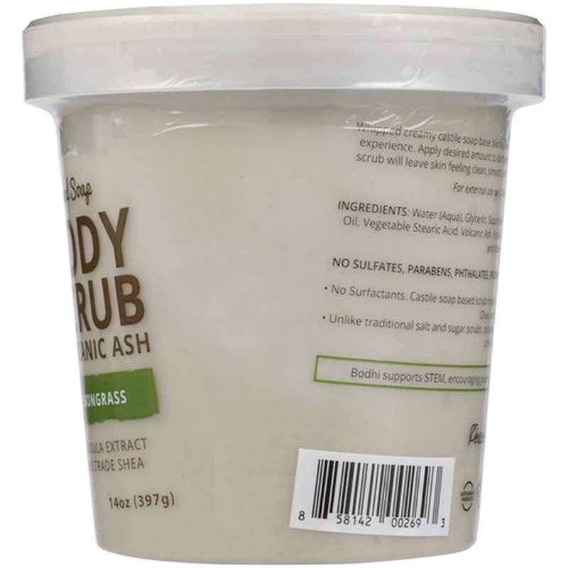 BODHI HANDMADE SOAP Lemongrass Whipped Soap, 14 OZ