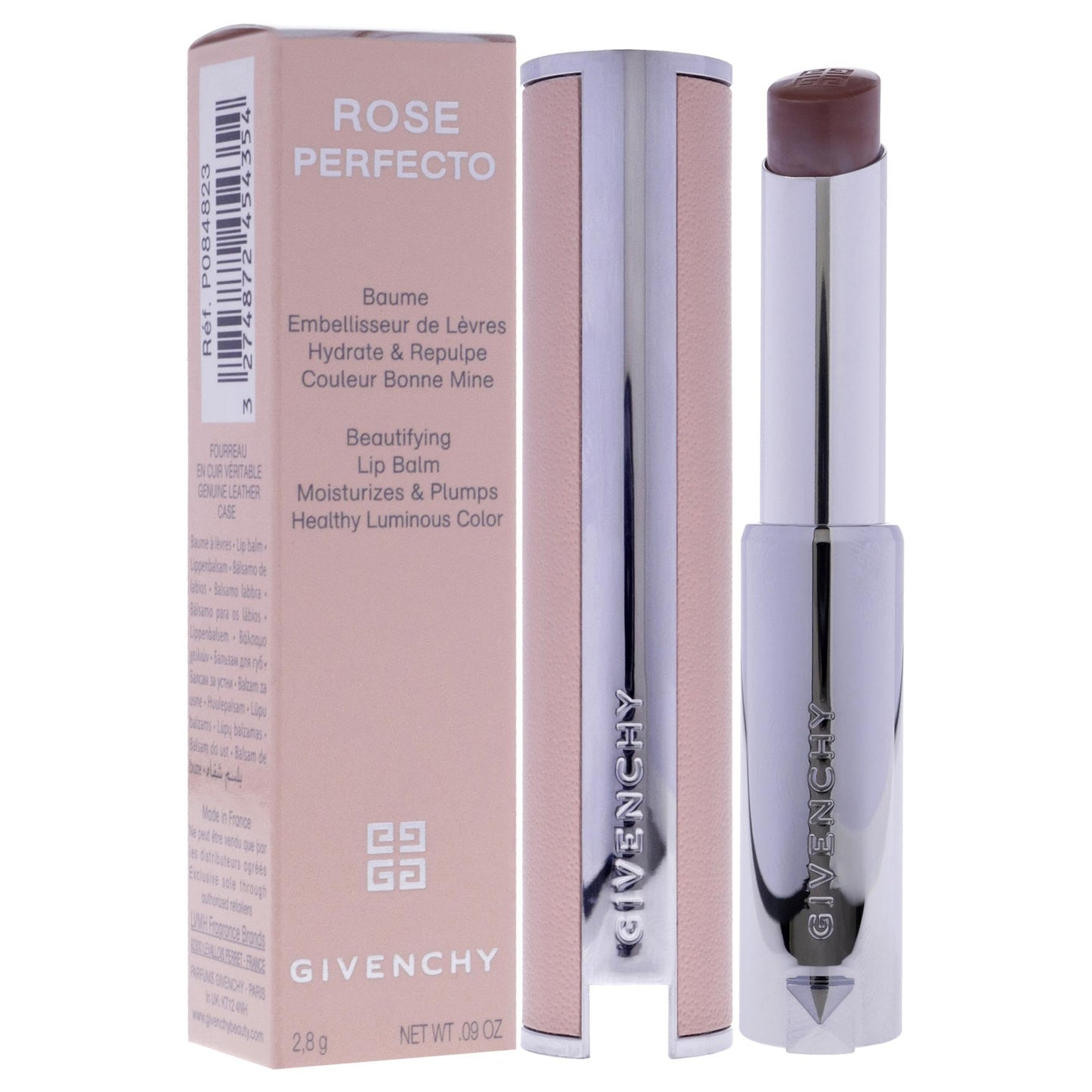 Rose Perfecto Plumping Lip Balm - N111 Soft Nude by Givenchy for Women - 0.09 oz Lip Balm