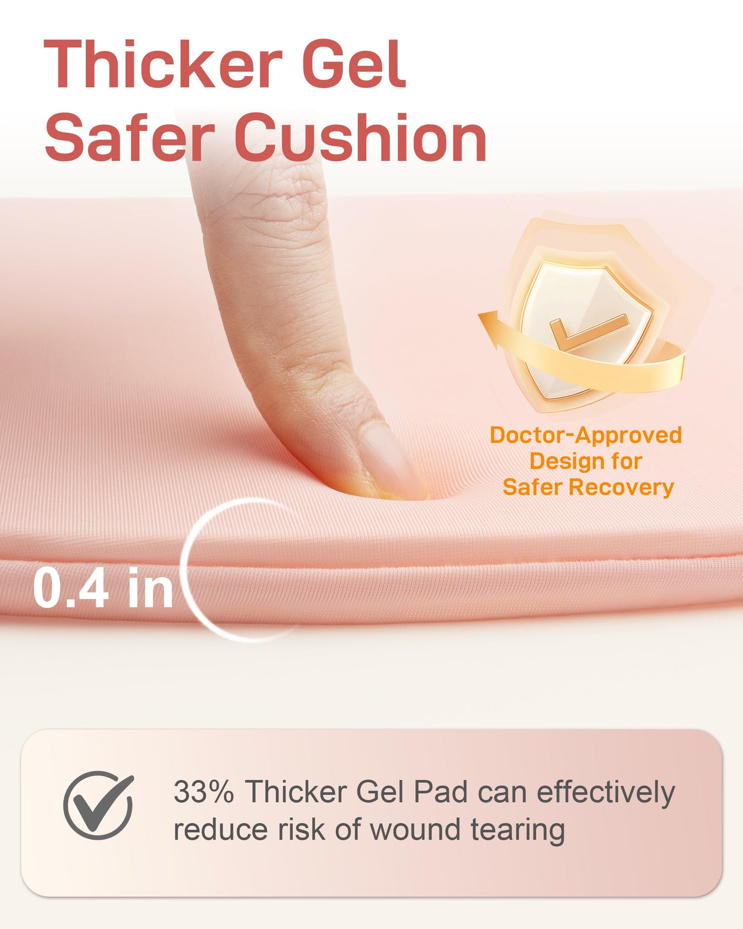 Hysterectomy & C-Section Belly Binder for Post-Op, Hot & Cold Therapy Ice Pack Waist Belt, Lycra Fabric Gel Pad for Incision Protection, Reusable Cooling Wrap for Surgery Pain Relief,Adjustable 28-47"