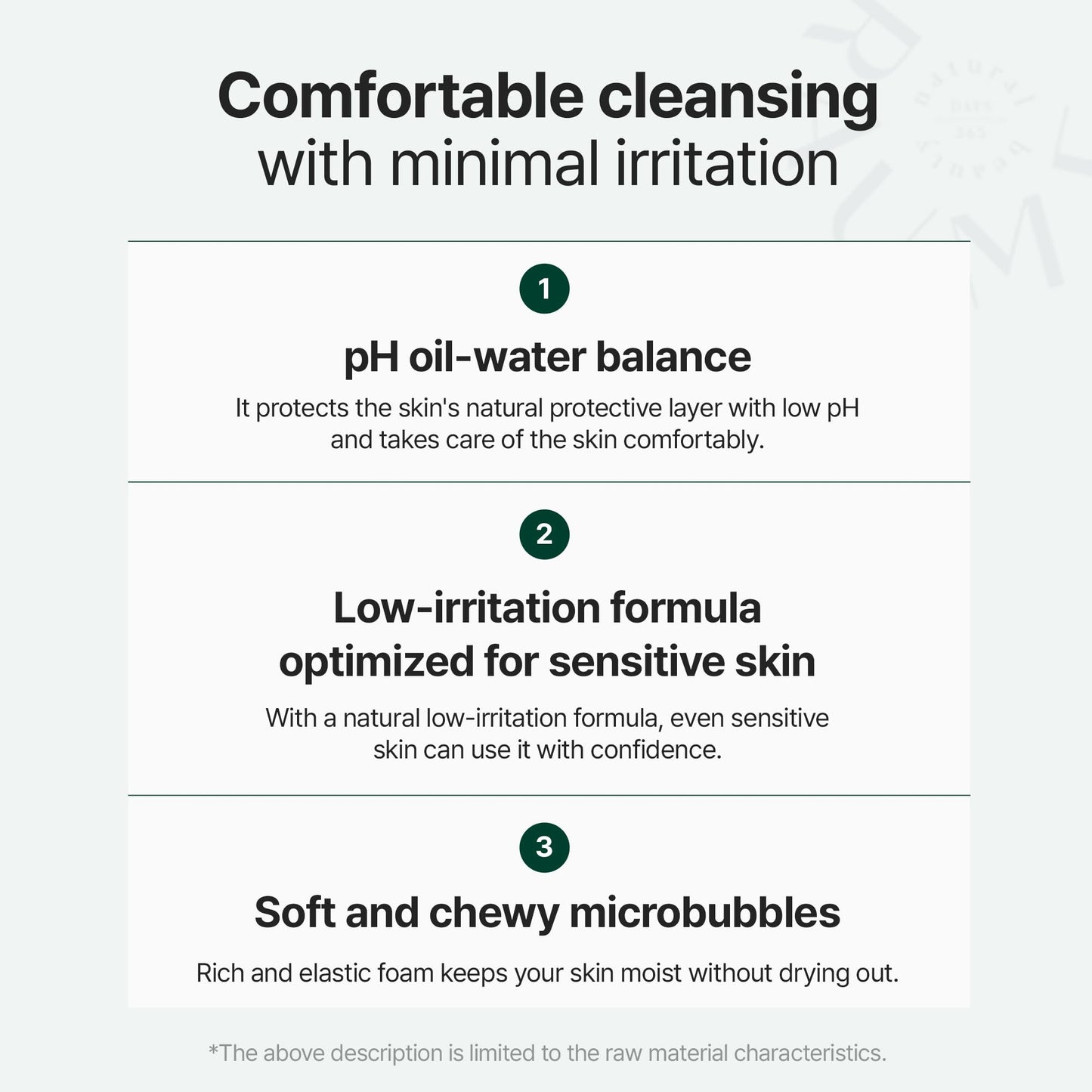 RAUME Hydrating pH Balancing Foam Cleanser, Low pH 5.5 Face Wash with Green Tea Extract, Ceramide Complex and Citrus Fruit Water for Soft Moisture Finish, Korean Skin Care (5.07 fl oz / 150 mL)