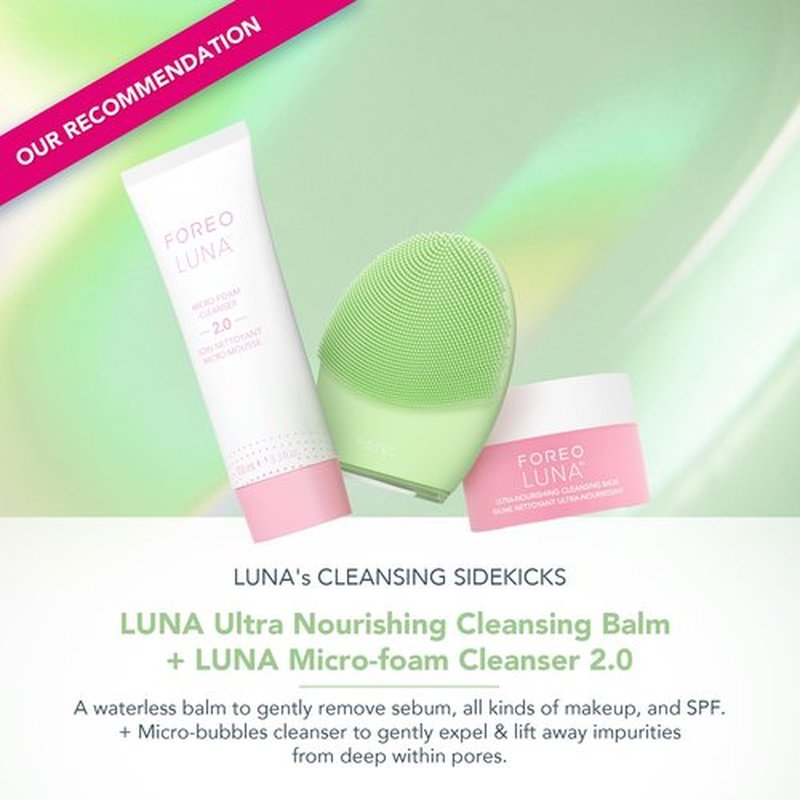FOREO LUNA 4 Face Cleansing Brush - Firming Face Massager - Anti Aging Face Care - Enhances Absorption of Facial Skin Care Products - Simple Skin Care Tools - Combination Skin