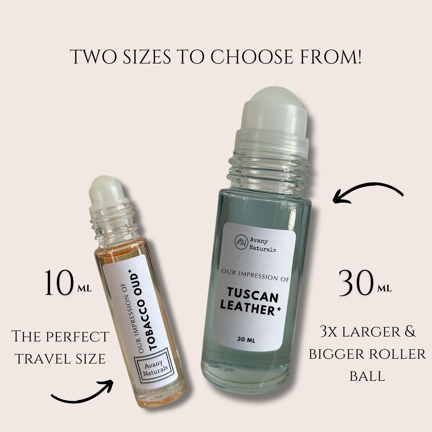Avany Naturals EGYPTIAN MUSK OIL - Bigger & Better Roll on Perfume Samples, Long Lasting Body Oil Based Cologne, Perfumed & Scented Aroma for Skin 1.2 Fl Oz (Egyptian Musk)