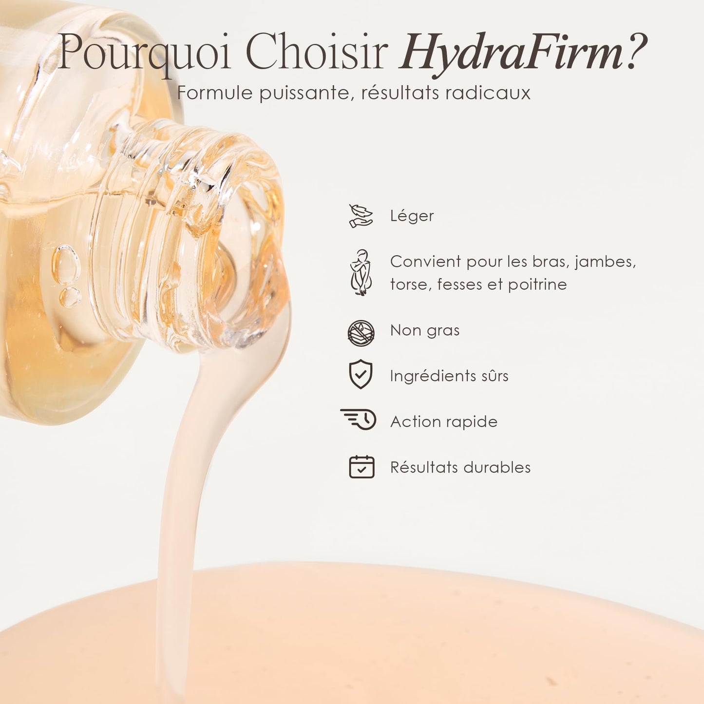 HydraFirm Body Gel by Project E Beauty | Firming and Sculpting | Reduce Cellulite | Body Shaping & Contouring | Tightens & Firms | Body Serum | Loose and Sagging Skin | 50ml