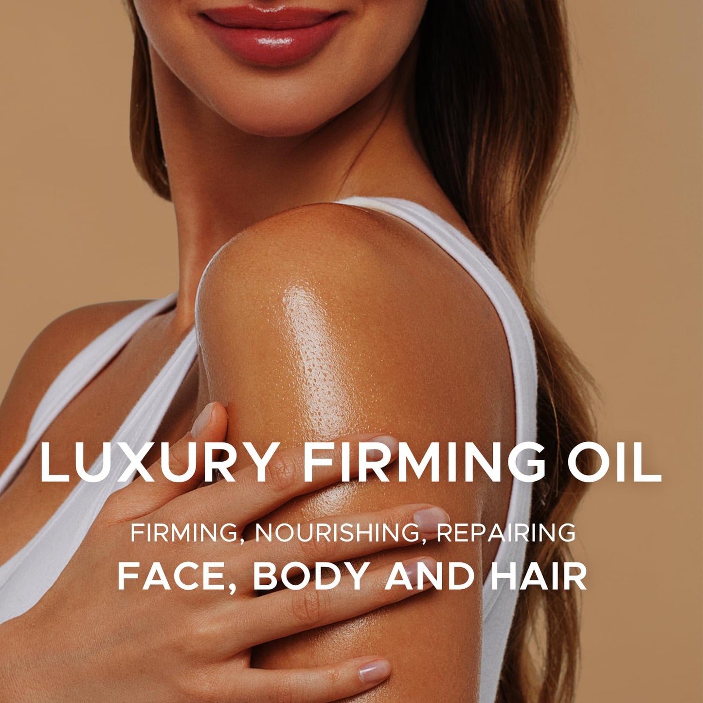 CHEOKINGBA Body Firming Oil, 3.4 Fl Oz Moisturizing Treatment Oil for Tightening After Shower