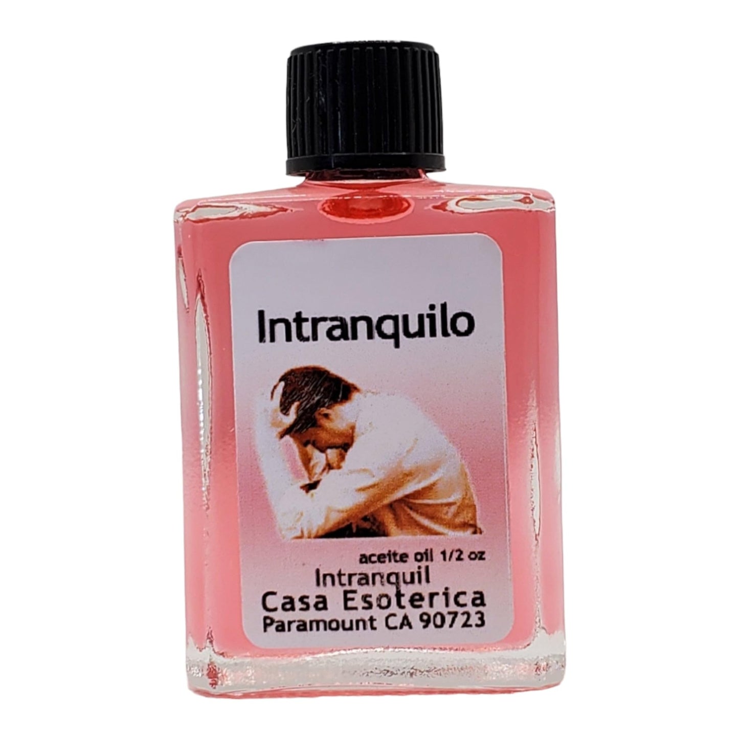 Intranquil Oil (intranquilo Aceite) Spiritual Anointing Oil by CASA ESOTERICA MAGICK SPACE- for Disturbing & Unsettling -0.5 FL OZ (1 Pack)