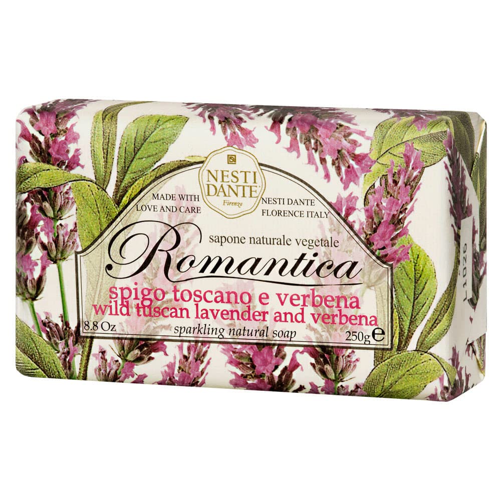 Nesti Dante Romantica Sparkling Natural Soap - Wild Tuscan Lavender & Verbena 250g/8.8oz