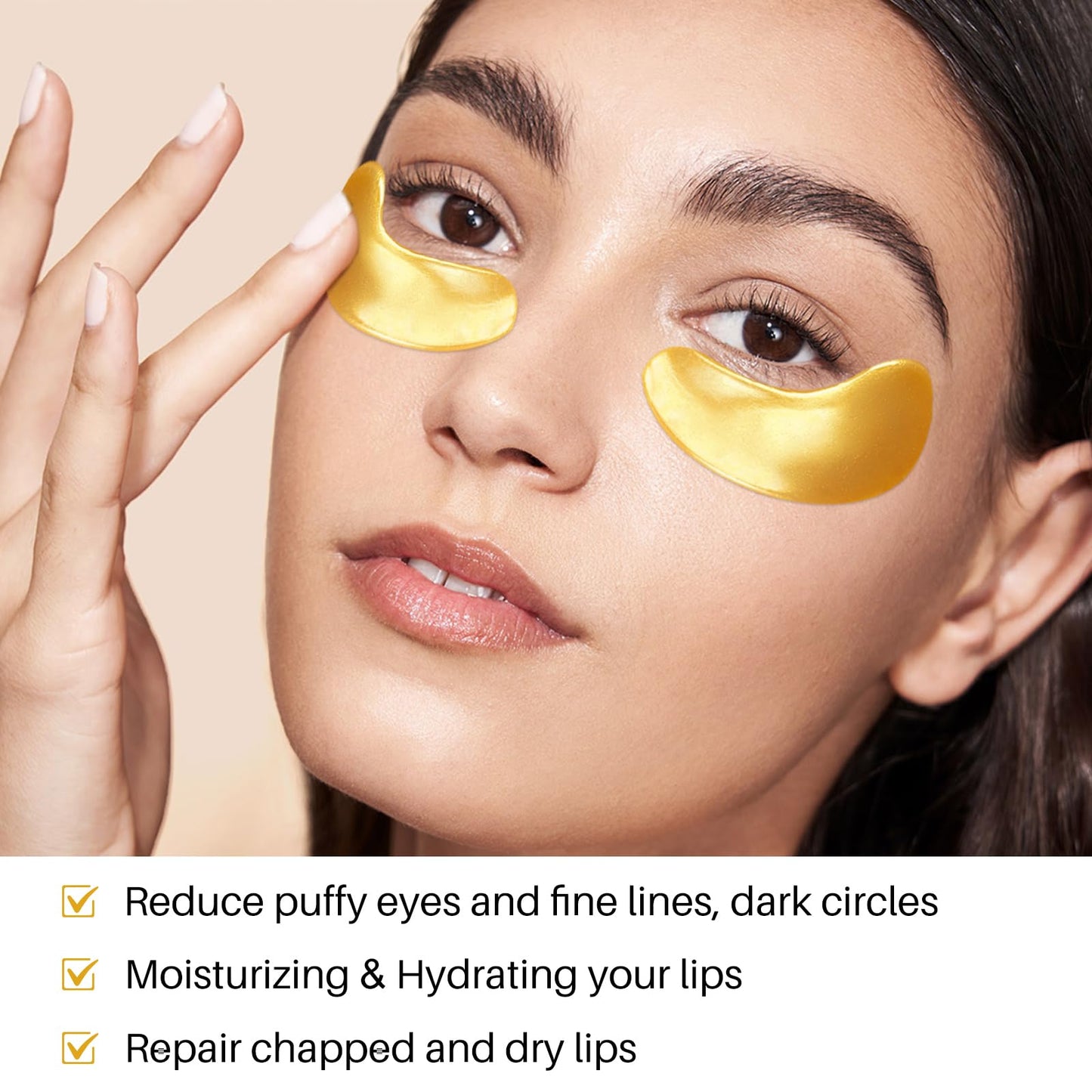 REENGULL 30 PCS Lip Mask Collagen Mouth Masks Sheet for Dry Lips, Gel Lip Patches for Remove Dead Skin, Moisturizes and Lightens Fine Lines