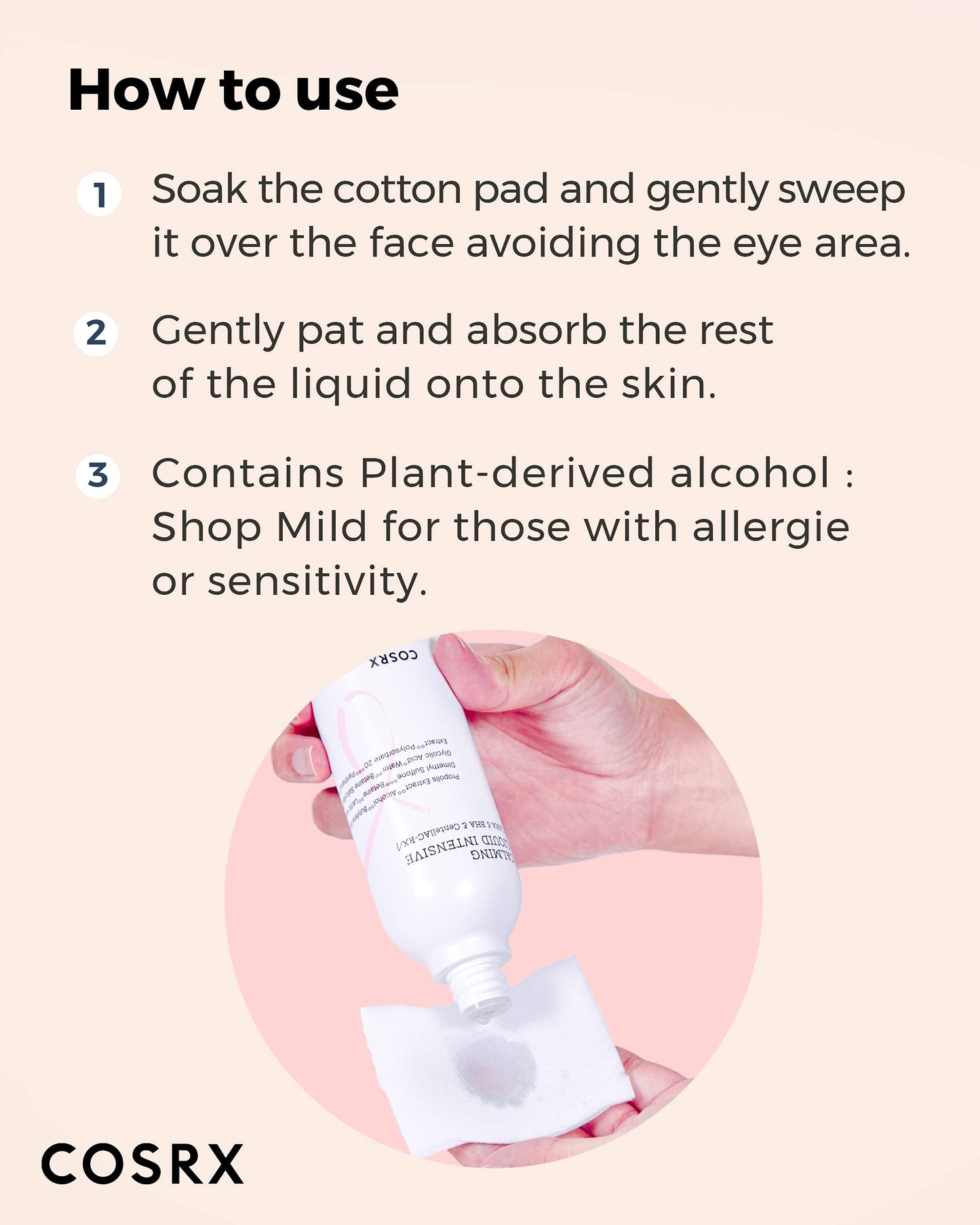COSRX AC Collection Acne Calming Liquid Intensive, 4.22 fl.oz / 125ml | AHA, BHA Toner for Acne Prone Skin, Animal Testing Free, Parabens Free, Korean Skin Care