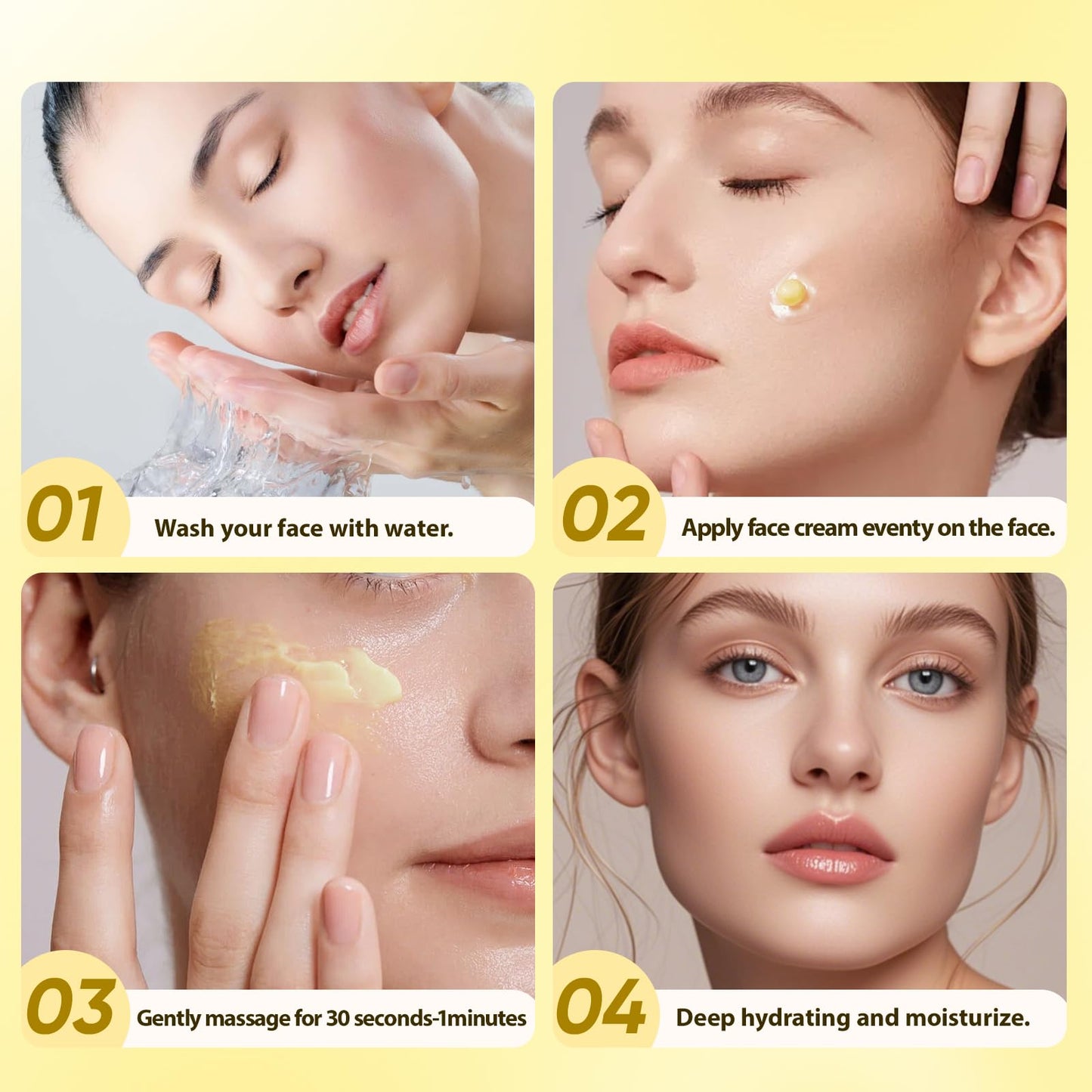 IREV Deep Vitamin C Capsule Face Moisturizer, Moisturizing Facial Cream, Transparent Gel for Radiant Skin, Hydrating Night Face Skin Care, Jelly Cream for Dull, Uneven Tone 4.9 OZ