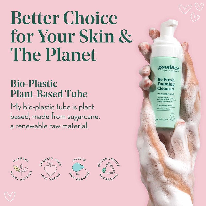 Foaming Cleanser - Hydrating Face Wash with Hyaluronic Acid & Avocado Oil | Gentle for Oily & Combo Skin - 5 fl oz