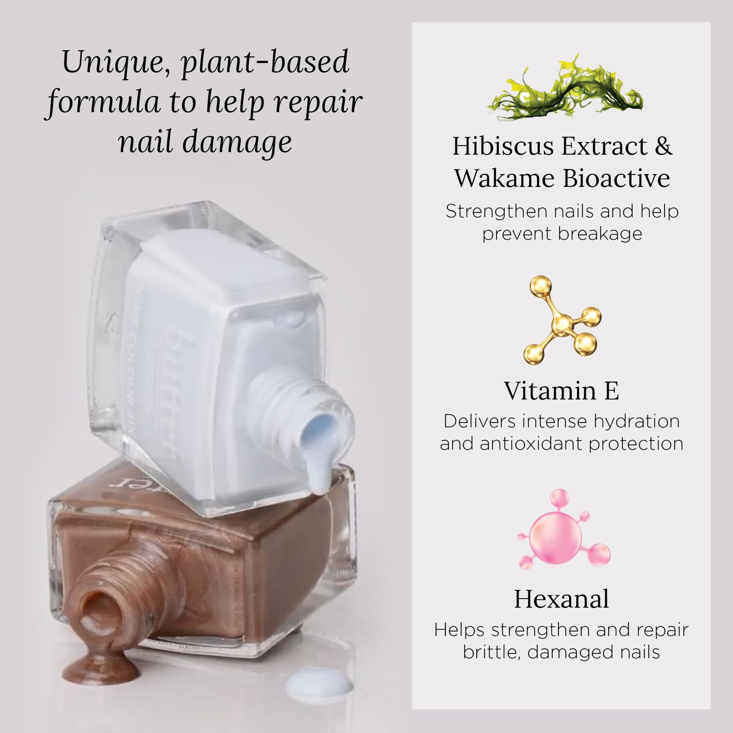 butter LONDON PC21X Nail Lacquer Polish, Bubbly Rose - Fast-Drying, Long Lasting Gel-Like Finish & Chip-Resistant Nail Lacquer Helps Protects & Strengthens Nails - Vegan & Cruelty-Free