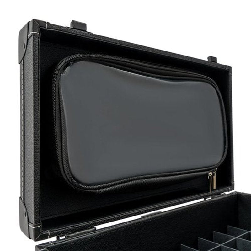 Rolling Makeup Train Case With Drawers,Professional Aluminum Makeup Suitcase With Universal Wheels And Lock,Multifunctional Rolling Makeup Organizer,Suitable For Makeup Artist,Etc (Black)