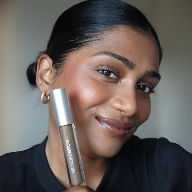 WUNDERBROW Waterproof Eyebrow Gel, Black/Brown, Vegan and Cruelty-Free