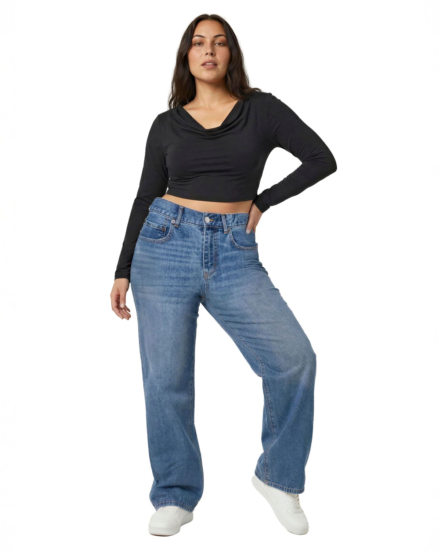 florence by mills Womens Boyfriend Jean Med Wash 4